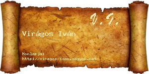 Virágos Iván névjegykártya
